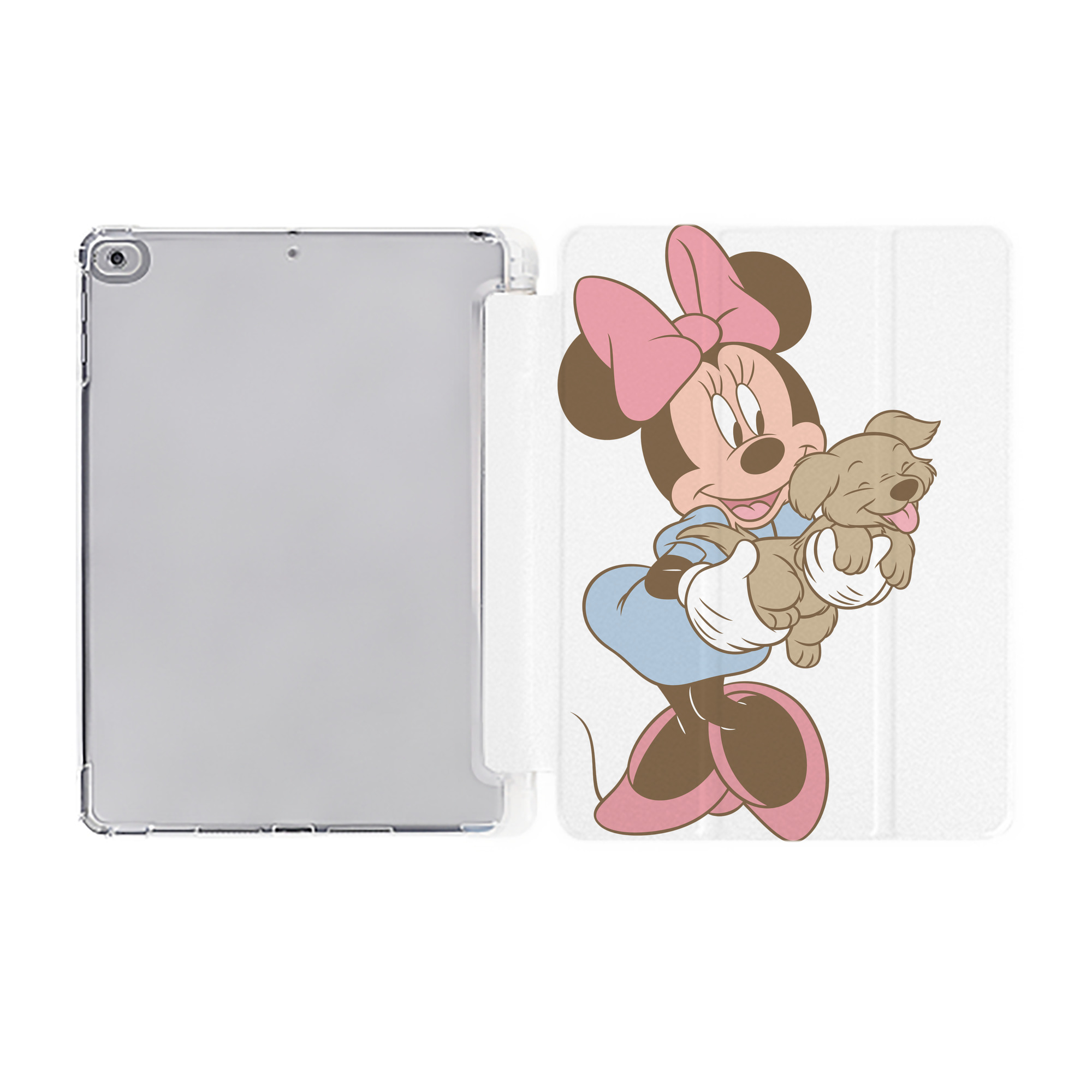 （画像用） ミッキーマウス Mickey Mouse IPad ケース ペン収納付き 三つ折りスタンド PUレザー×シリコン 対応機種9.5/10.5/10.9インチ